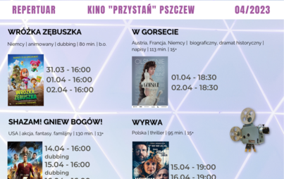 Zdjęcie do Repertuar Kina - kwiecień 2023