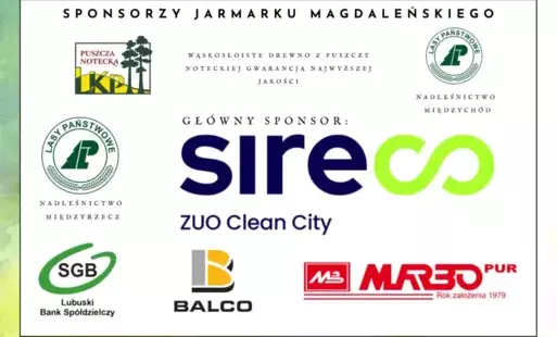 Zdjęcie do Sponsorzy 31. Jarmarku Magdaleńskiego w Pszczewie